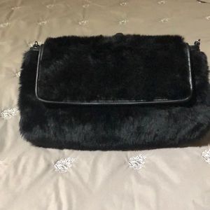 Nardelli Faux Fur Handbag. So stylish and hip.